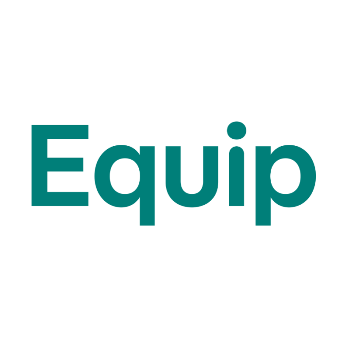 Equip logo teal green